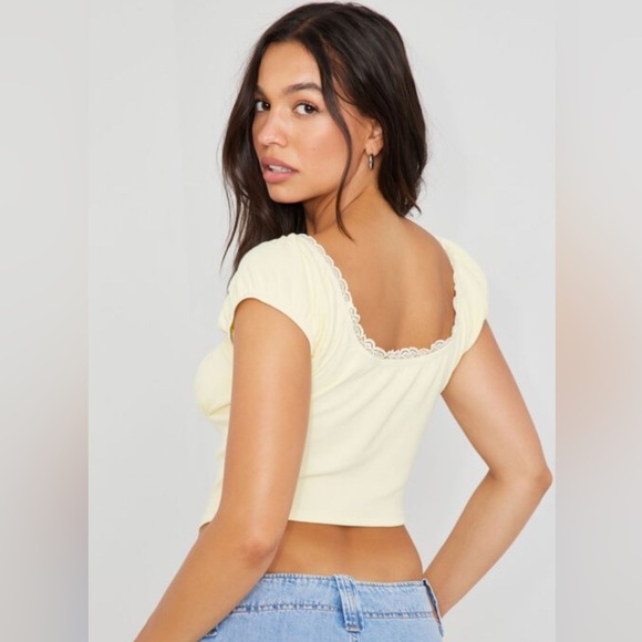 NWT Garage puff Sleeve Top - Size XL - Picture 2 of 8